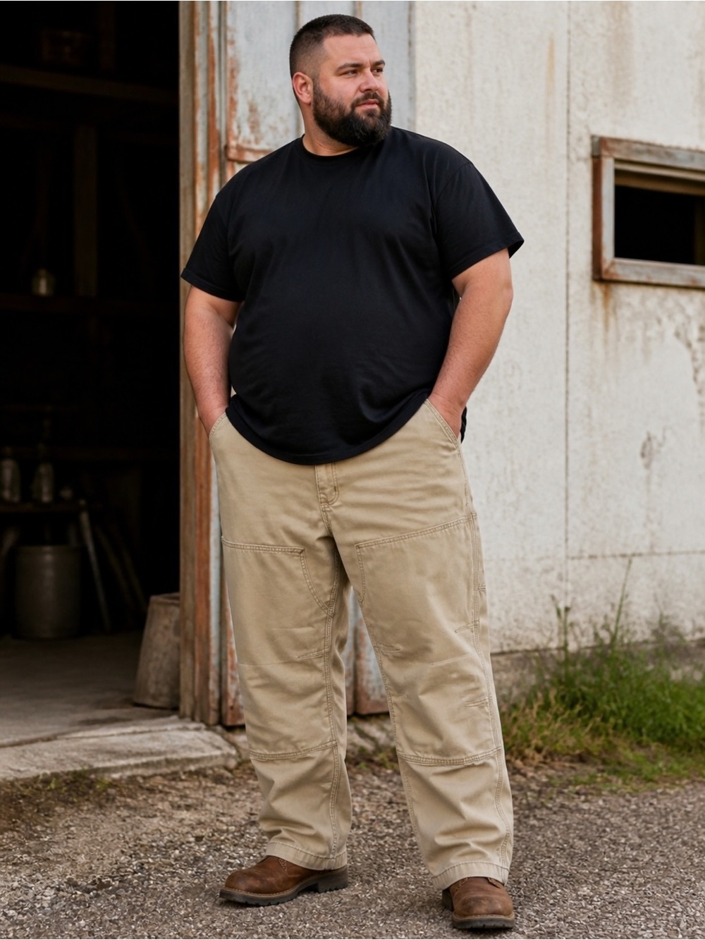Carhartt 102802 Men’s 42x30 Rugged Flex Double Knee Utility Work Pants